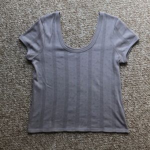 Madewell Lilac/gray shirt